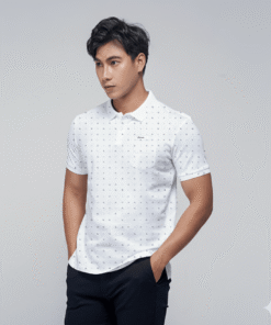 Áo Polo Cá Sấu Mè Trắng FM-PS08-Q425