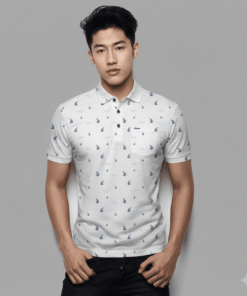 Áo Polo Cá Sấu Mè Trắng FM-PS09-Q425